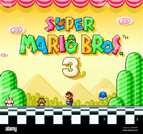 super mario bros title screen|super mario bros opening screen.